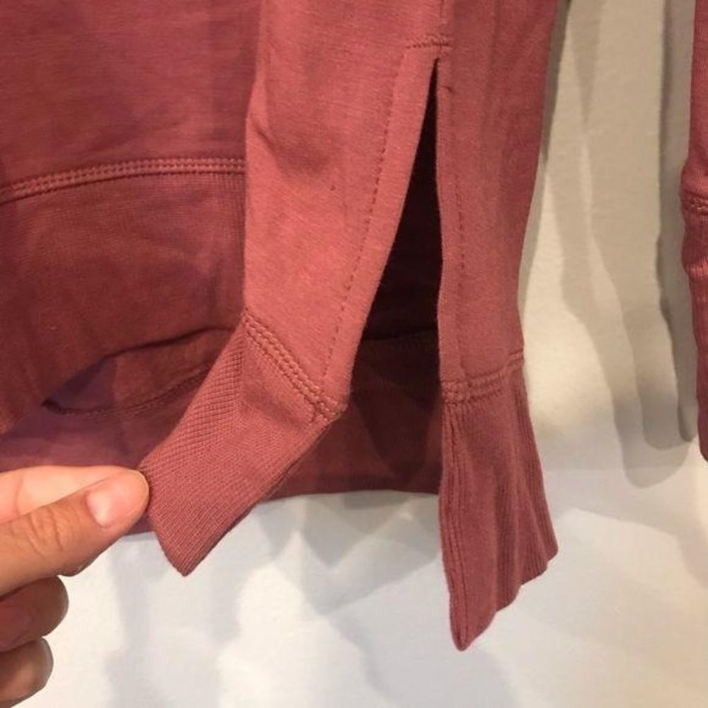 Nwt Active Life Split Hem Sweatshirt Crushed Berry - image 5
